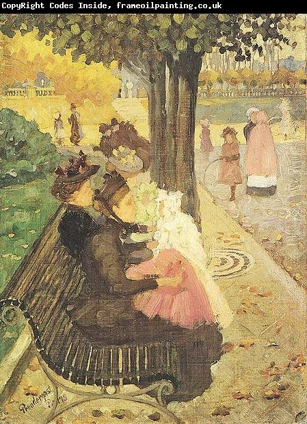 Maurice Prendergast The Tuileries Gardens